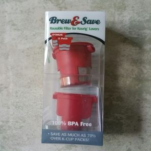 Brew and Save reusable keurig coffee filters